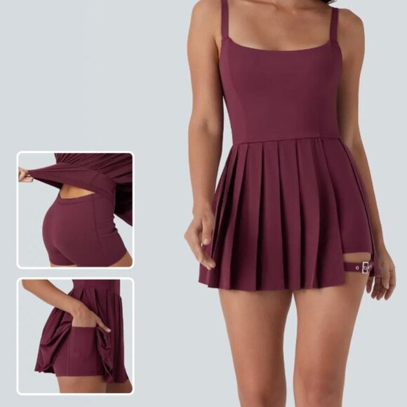 HALARA Dresses & Skirts - Halara Dress, Micro Mini with Eaasy Peezy shorts- NWT , Large